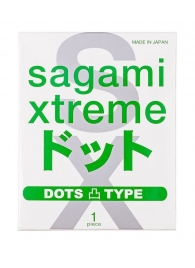 Презерватив Sagami Xtreme Type-E с точками - 1 шт. - Sagami - купить с доставкой в Салавате