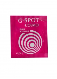 Стимулирующий интимный крем для женщин Cosmo G-spot - 2 гр. - Биоритм - купить с доставкой в Салавате