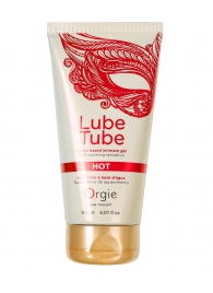 Интимный гель на водной основе Lube Tube Hot с разогревающим эффектом - 150 мл. - ORGIE - купить с доставкой в Салавате