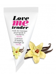 Съедобное согревающее массажное масло Love Me Tender Vanilla с ароматом ванили - 10 мл. - Love to Love - купить с доставкой в Салавате