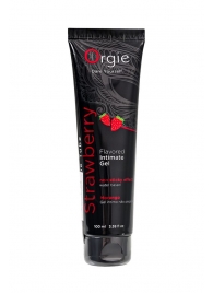 Интимный гель на водной основе Lube Tube Strawberry с клубничным вкусом - 100 мл. - ORGIE - купить с доставкой в Салавате