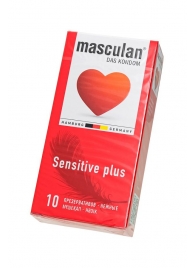 Презервативы Masculan Sensitive plus - 10 шт. - Masculan - купить с доставкой в Салавате