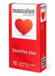 Презервативы Masculan Sensitive plus - 10 шт. - Masculan - купить с доставкой в Салавате