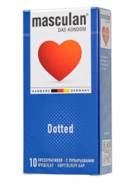 Презервативы с пупырышками Masculan Dotted - 10 шт. - Masculan - купить с доставкой в Салавате