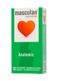 Презервативы анатомической формы Masculan Anatomic - 10 шт. - Masculan - купить с доставкой в Салавате