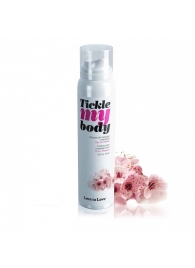 Массажная хрустящая пенка Tickle My Body Cherry Blossom с ароматом вишневого цвета - 150 мл. - Love to Love - купить с доставкой в Салавате