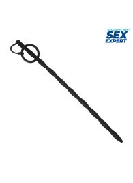 Черный стимулятор уретры Sex Expert - Sex Expert - купить с доставкой в Салавате