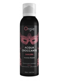 Хрустящая пенка для массажа Orgie Acqua Croccante Sakura с ароматом сакуры - 150 мл. - ORGIE - купить с доставкой в Салавате