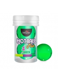 Лубрикант на силиконовой основе Hot Ball Plus с покалывающим эффектом (2 шарика по 3 гр.) - HotFlowers - купить с доставкой в Салавате