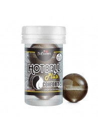 Анальный лубрикант на масляной основе Hot Ball Plus Conforto (2 шарика по 3 гр.) - HotFlowers - купить с доставкой в Салавате