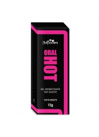 Гель для оральных ласк Oral Hot с согревающим эффектом - 15 гр. - HotFlowers - купить с доставкой в Салавате