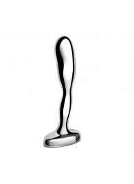 Стальной стимулятор простаты Stainless Steel Prostate Plug - 11,5 см. - b-Vibe - в Салавате купить с доставкой