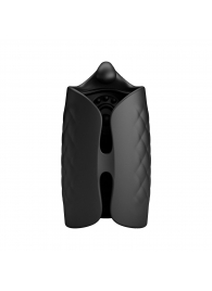 Черный мастурбатор с вибростимуляцией головки Black Glans Trainer - Baile - в Салавате купить с доставкой
