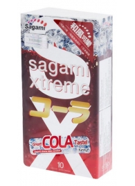 Ароматизированные презервативы Sagami Xtreme COLA - 10 шт. - Sagami - купить с доставкой в Салавате