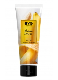 Лубрикант на водной основе OYO Aroma Gel Banana с ароматом банана - 75 мл. - OYO - купить с доставкой в Салавате