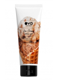 Лубрикант на водной основе OYO Aroma Gel Ice Cream с ароматом пломбира - 75 мл. - OYO - купить с доставкой в Салавате