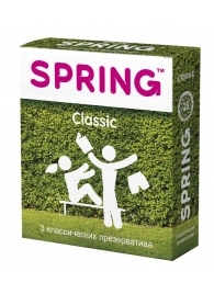 Классические презервативы SPRING CLASSIC - 3 шт. - SPRING - купить с доставкой в Салавате