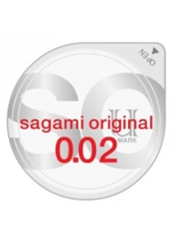 Ультратонкий презерватив Sagami Original - 1 шт. - Sagami - купить с доставкой в Салавате