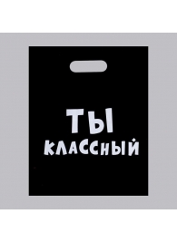 Пакет «Ты классный» - 31 х 40 см. - Сима-Ленд - купить с доставкой в Салавате