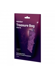 Фиолетовый мешочек для хранения игрушек Treasure Bag XL - Satisfyer - купить с доставкой в Салавате