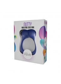 Синее эрекционное виброкольцо Nutty - Adrien Lastic - в Салавате купить с доставкой