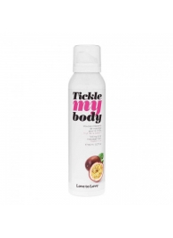 Массажная хрустящая пенка Tickle my body с ароматом маракуйи - 150 мл. - Love to Love - купить с доставкой в Салавате