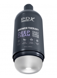 Мастурбатор в бутылке Shower Therapy Deep Cream - Pipedream - в Салавате купить с доставкой