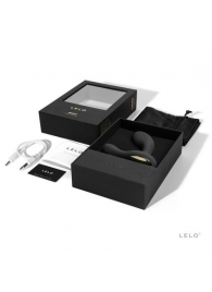 Чёрный перезаряжаемый стимулятор простаты Bruno Black - Lelo - в Салавате купить с доставкой
