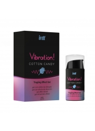 Жидкий вибратор Vibration Cotton Candy с ароматом сахарной ваты - 15 мл. - INTT - купить с доставкой в Салавате