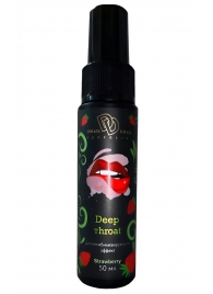 Спрей для горла Deep Throat с десенсибилизирующим эффектом и вкусом клубники - 50 мл. - БиоМед - купить с доставкой в Салавате