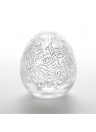 Мастурбатор-яйцо Keith Haring EGG PARTY - Tenga - в Салавате купить с доставкой
