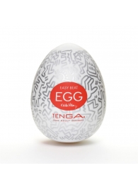 Мастурбатор-яйцо Keith Haring EGG PARTY - Tenga - в Салавате купить с доставкой