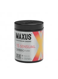 Анатомические презервативы MAXUS Sensual - 15 шт. - Maxus - купить с доставкой в Салавате