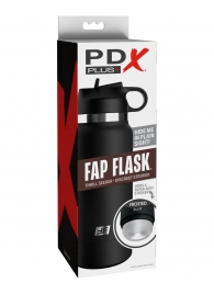 Черный мастурбатор в виде бутылки Fap Flask - Pipedream - в Салавате купить с доставкой