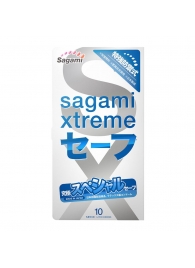 Презервативы Sagami Xtreme Ultrasafe с двойным количеством смазки - 10 шт. - Sagami - купить с доставкой в Салавате