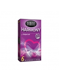 Презервативы с рёбрышками Domino Harmony - 6 шт. - Domino - купить с доставкой в Салавате