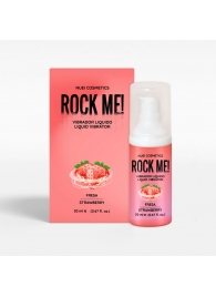 Жидкий вибратор Nuei Rock Me! с ароматом клубники - 20 мл. - Nuei cosmetics - купить с доставкой в Салавате