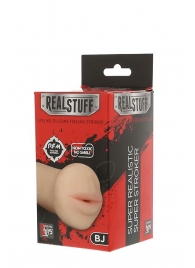 Нежный мастурбатор-ротик REALSTUFF 5INCH MASTURBATOR BJ - Dream Toys - в Салавате купить с доставкой