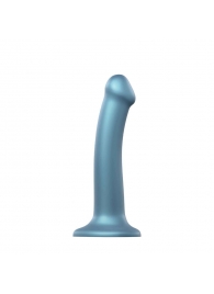 Голубой фаллоимитатор Mono Density Dildo Size M - 16 см. - Strap-on-me