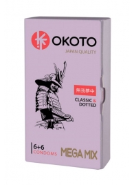 Презервативы OKOTO Mega Mix - 12 шт. - Sitabella - купить с доставкой в Салавате