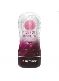 Прозрачный текстурированный мастурбатор Vacuum Cup Masturbator Black Hole - Baile - в Салавате купить с доставкой