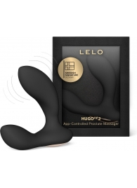 Черный вибростимулятор простаты Hugo 2 - Lelo - в Салавате купить с доставкой