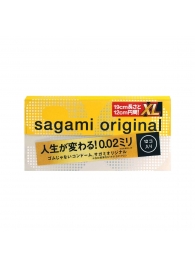 Презервативы увеличенного размера Sagami Original 0.02 XL-size - 12 шт. - Sagami - купить с доставкой в Салавате