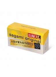 Презервативы увеличенного размера Sagami Original 0.02 XL-size - 12 шт. - Sagami - купить с доставкой в Салавате