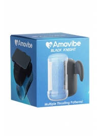 Инновационный робот-мастурбатор Black Knight с функцией пенетрации - Amovibe - в Салавате купить с доставкой