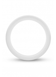 Белое люминесцентное эрекционное кольцо Silicone Glo Cock Ring - Blush Novelties - в Салавате купить с доставкой