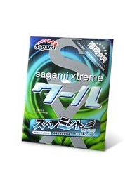 Презерватив Sagami Xtreme Mint с ароматом мяты - 1 шт. - Sagami - купить с доставкой в Салавате