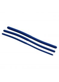Набор из 3 синих силиконовых уретральных расширителей Invasion Silicone Urethral Sound Trainer Set - XR Brands - купить с доставкой в Салавате