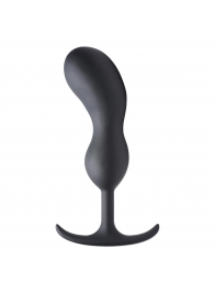 Черный массажер простаты с утяжелителями Premium Silicone Weighted Prostate Plug XL - 20,8 см. - XR Brands - в Салавате купить с доставкой
