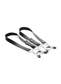 Ремни с зажимами для половых губ Spread Labia Spreader Straps with Clamps - XR Brands - купить с доставкой в Салавате